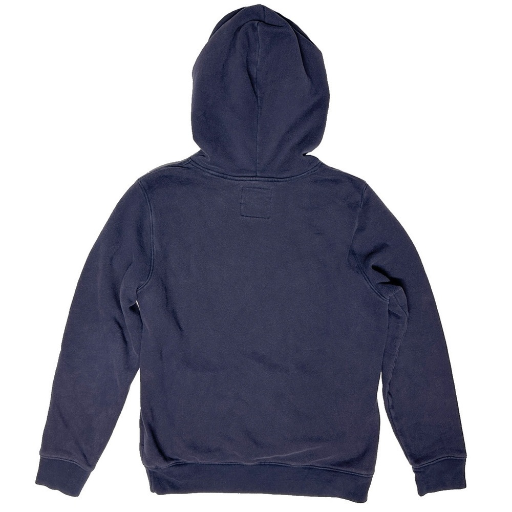 Vintage Hollister Appliqué Logo Blue Hoodie Casual Surfer Cali Beach Men’s Med - Picture 2 of 14